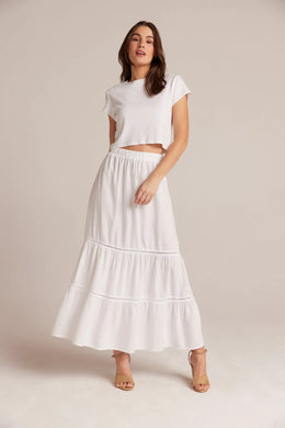 Ladder Trim Maxi Skirt