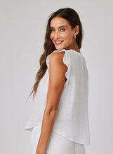 Load image into Gallery viewer, Ruffle Sleeve Tie Neck Top
