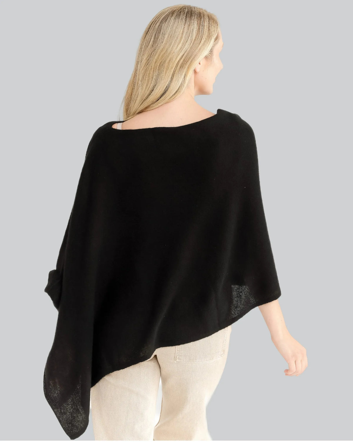 Draped Cashmere Topper