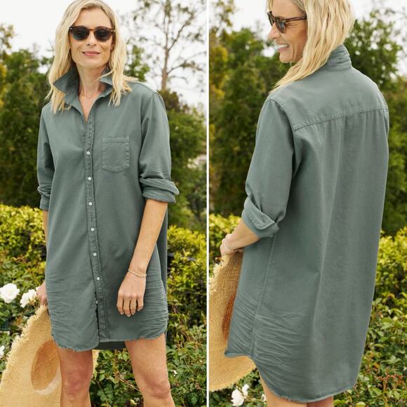 Mary Denim Shirtdress