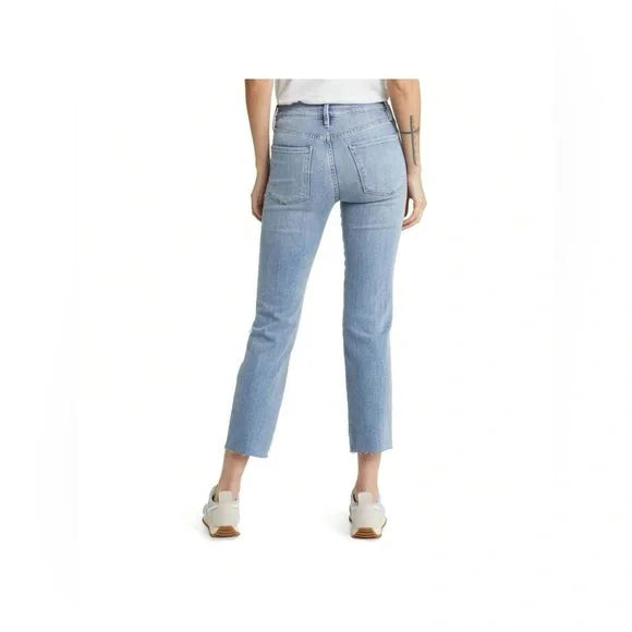 LE Sylvie Crop Raw Fray