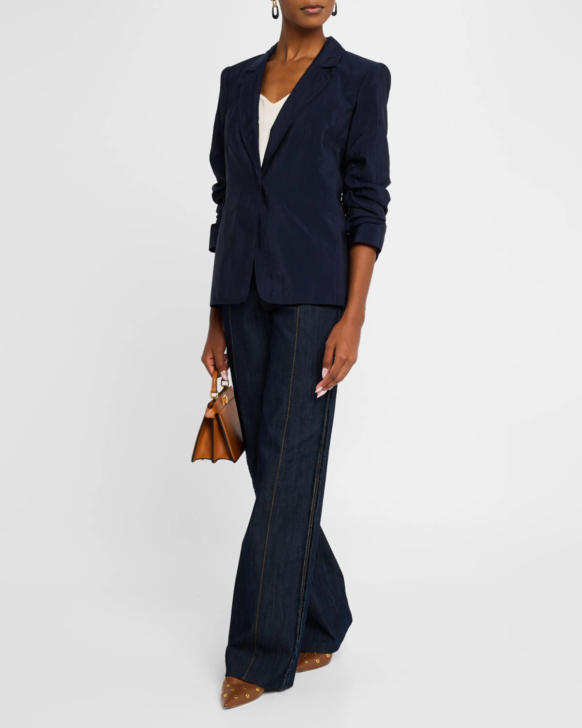 Tumbled Woven Khloe Blazer