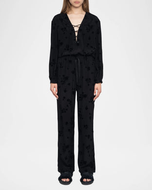 Poma Soft Flock Flowers Pant