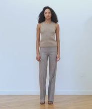 Load and play video in Gallery viewer, Flavia Linen Denim Mushroom
