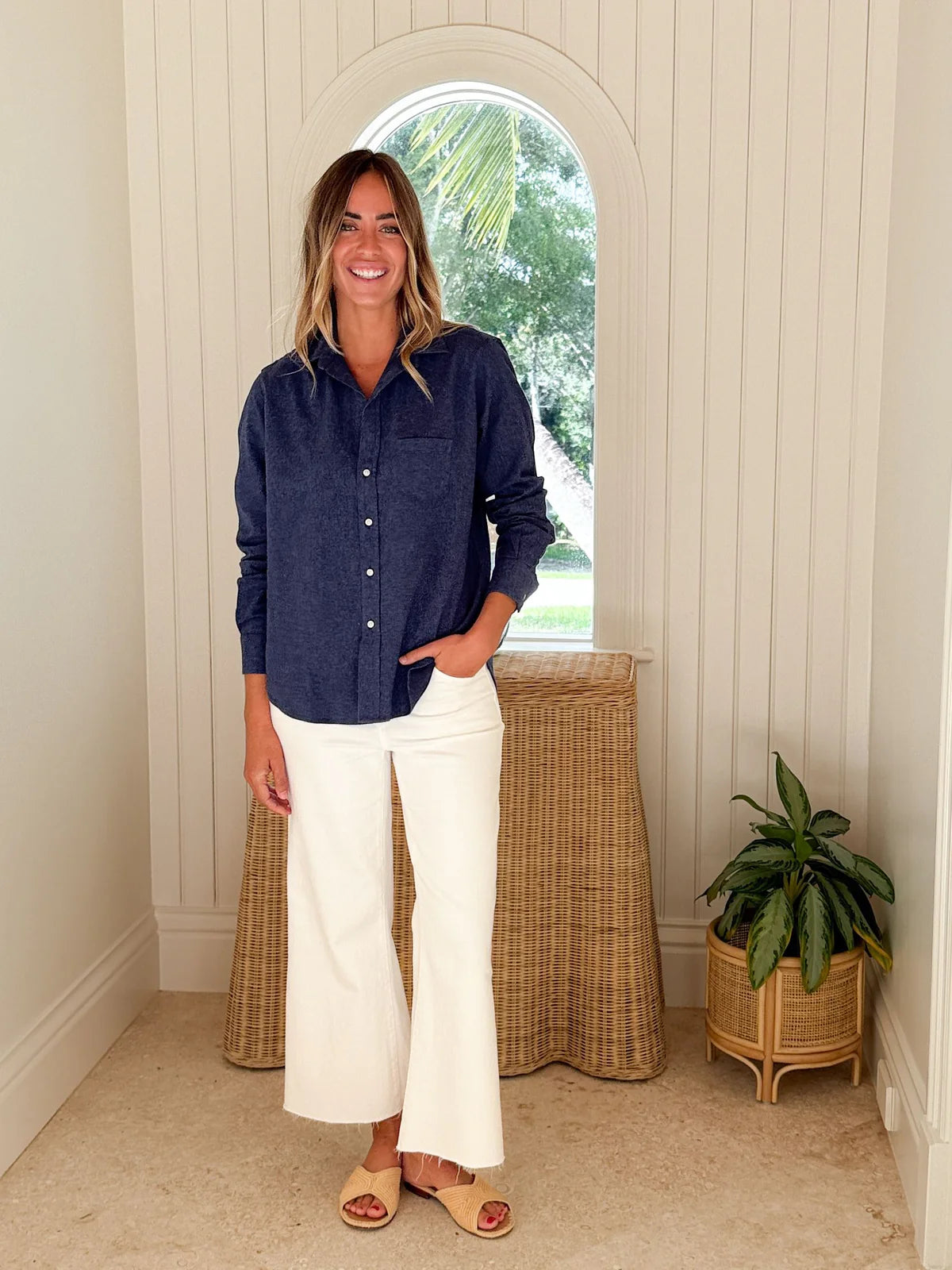Eileen Relaxed Button-Up Shirt