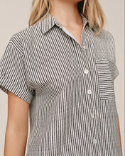 Load image into Gallery viewer, Roll Sleeve Pocket Shirt Dress

