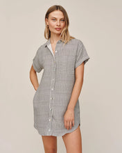 Load image into Gallery viewer, Roll Sleeve Pocket Shirt Dress
