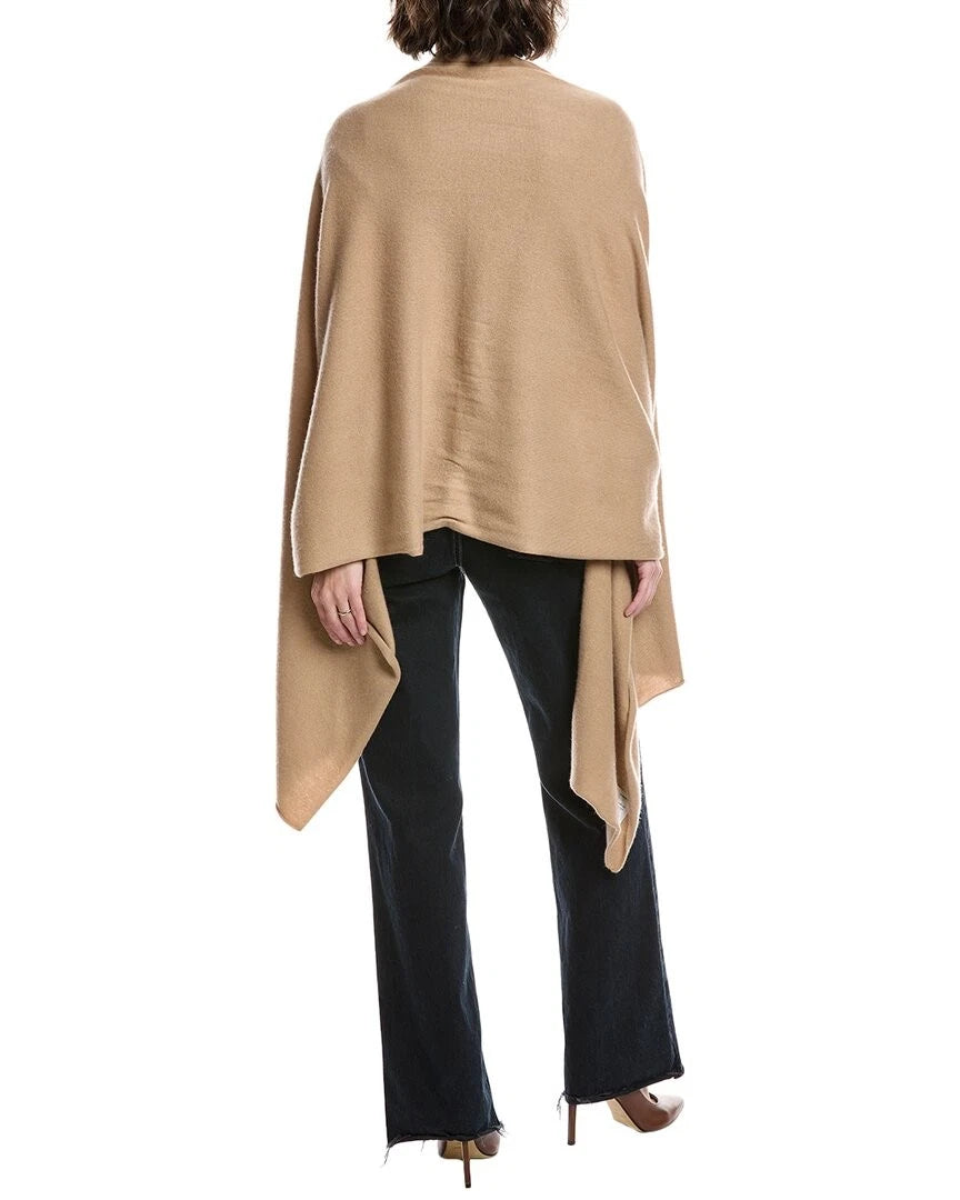 Boiled Cashmere Knit Blanket Wrap