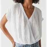 Evie Faux Wrap Top