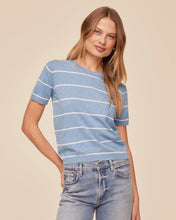Load image into Gallery viewer, Short Sleeve Crew Neck Knit Top
