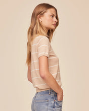 Load image into Gallery viewer, Short Sleeve Crew Neck Knit Top

