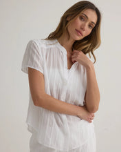 Load image into Gallery viewer, Short Sleeve Shirred Top
