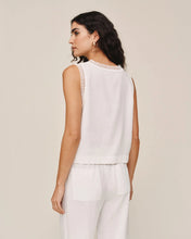 Load image into Gallery viewer, Sleeveless Crochet Edge Top
