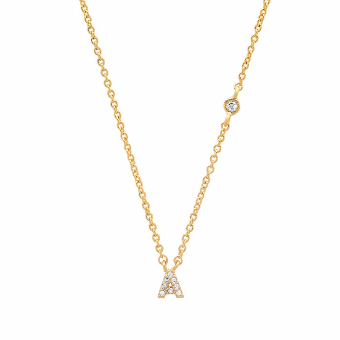Tai Letter Charm Necklace