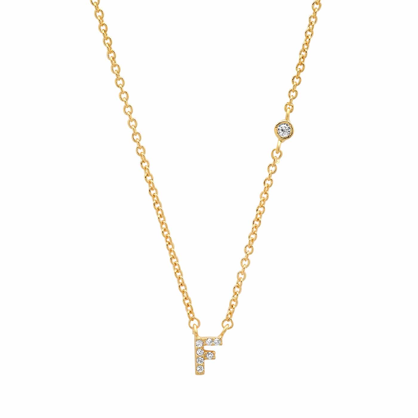 Letter Charm Necklace