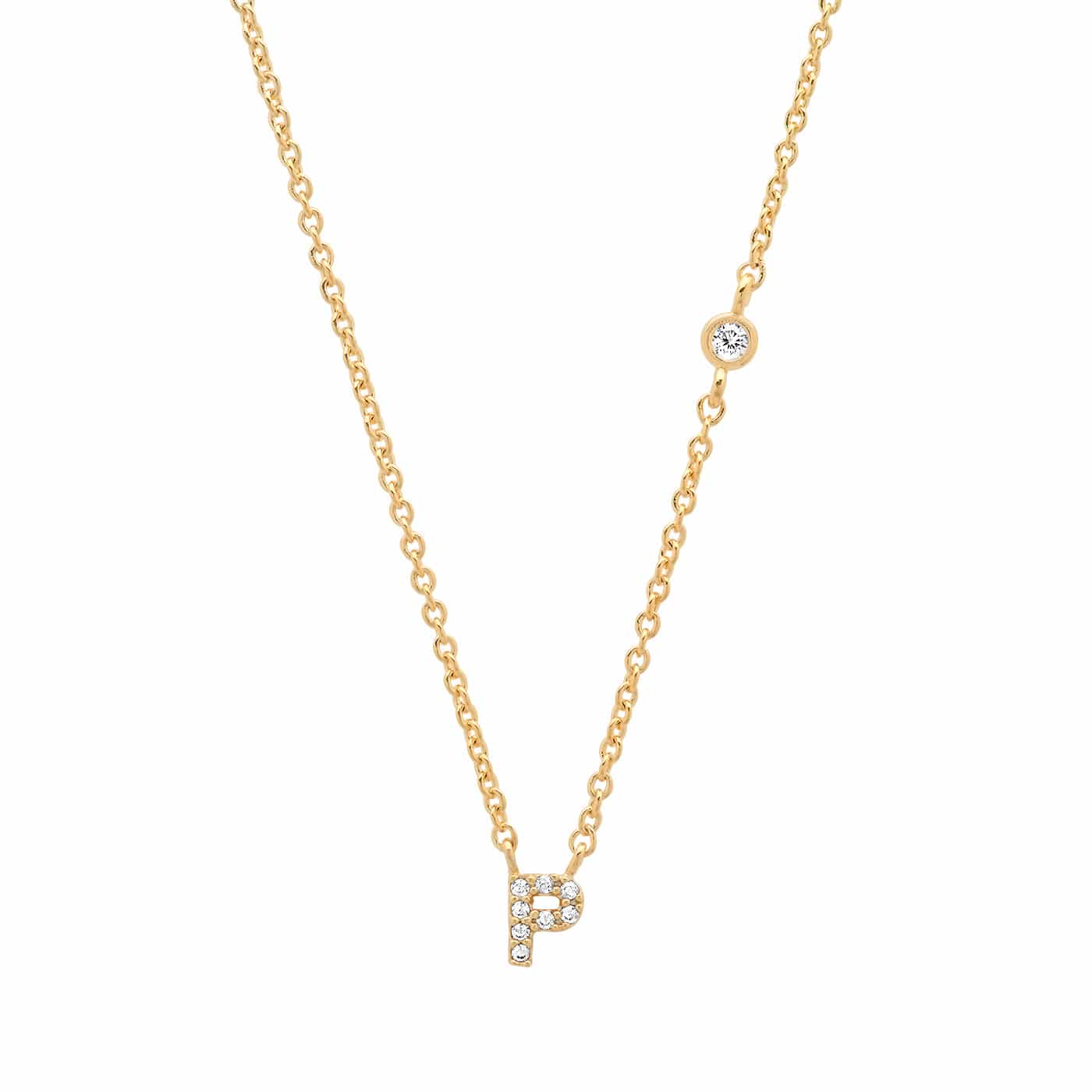 Letter Charm Necklace