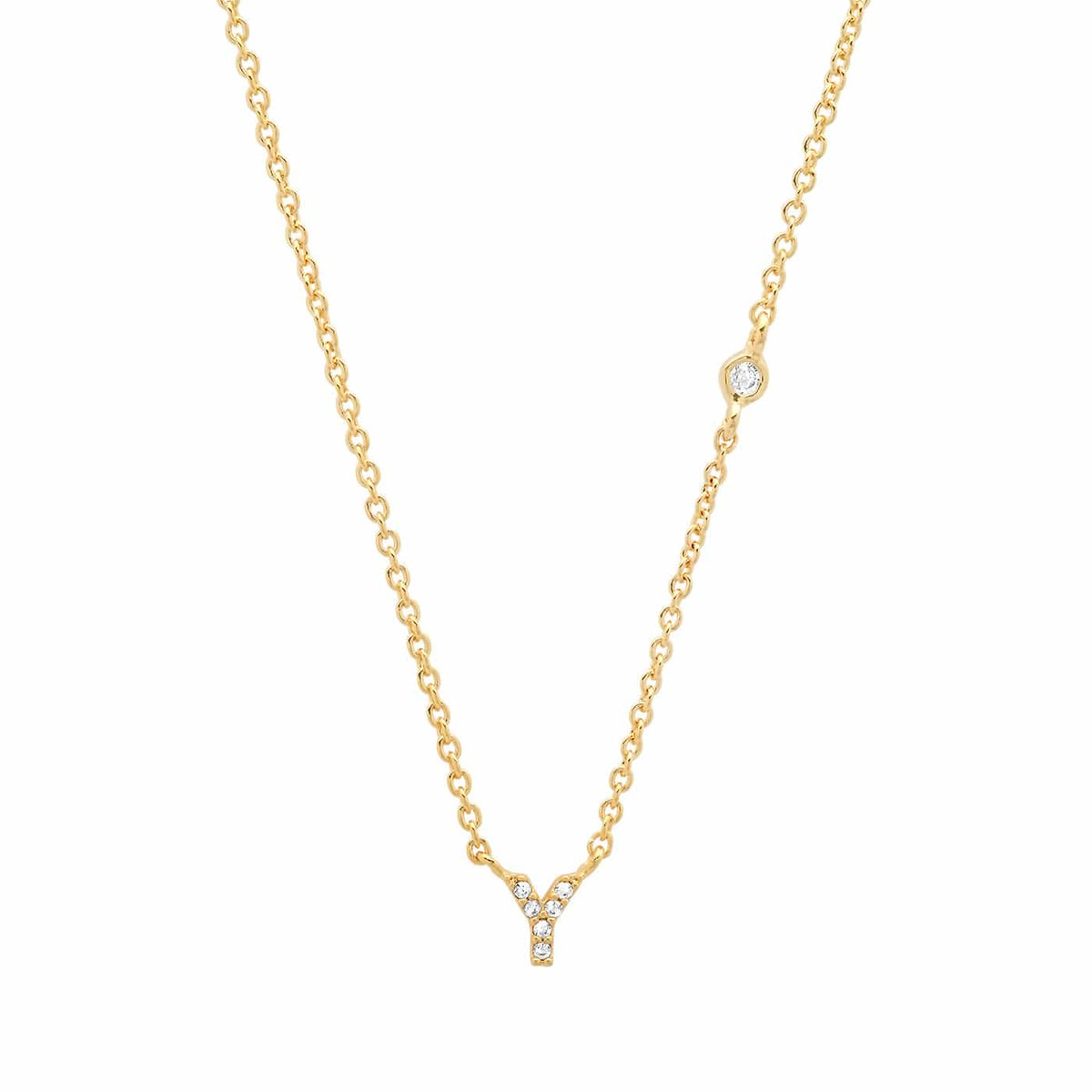 Letter Charm Necklace