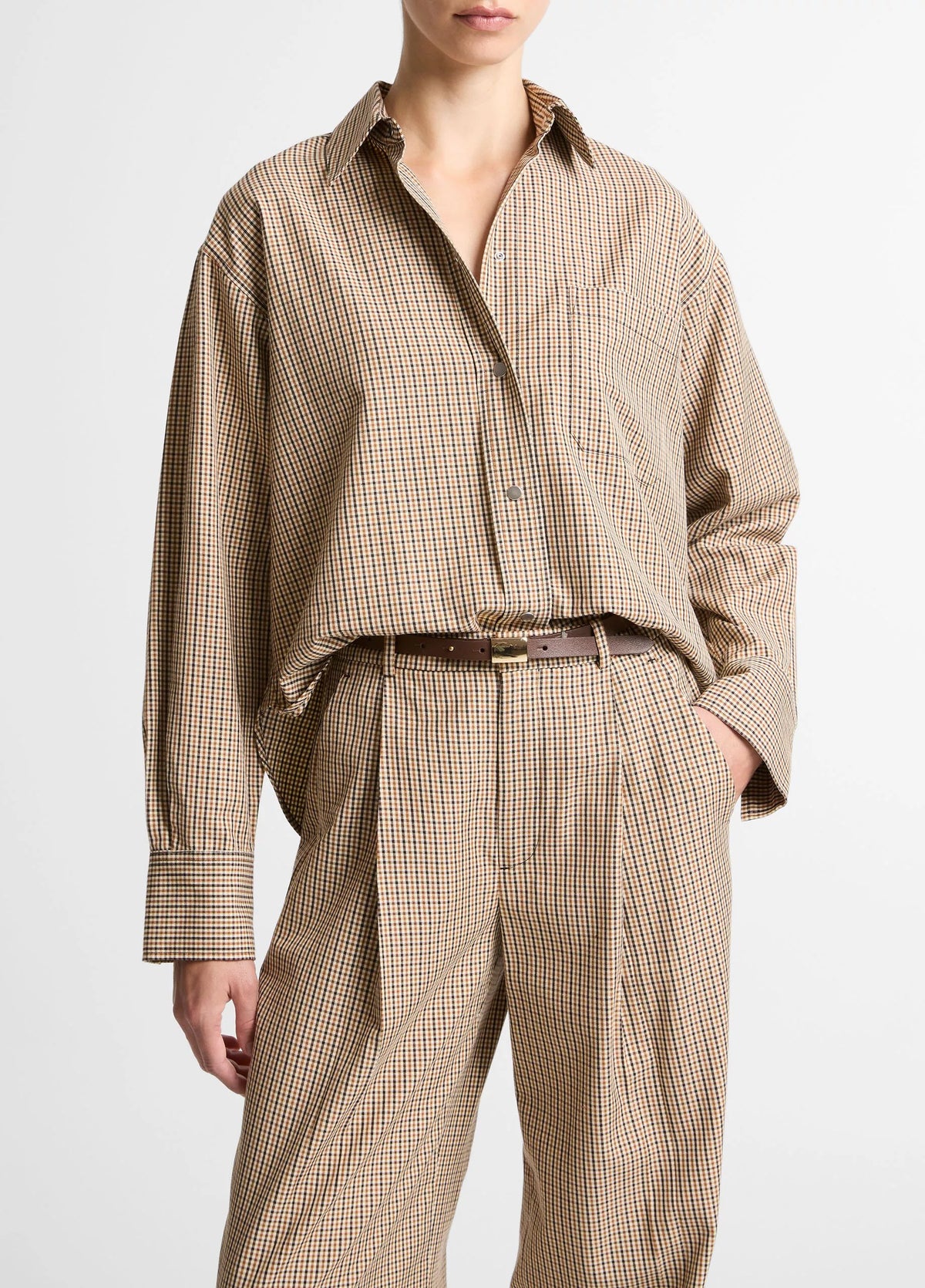 Cropped Long Sleeve Shirt