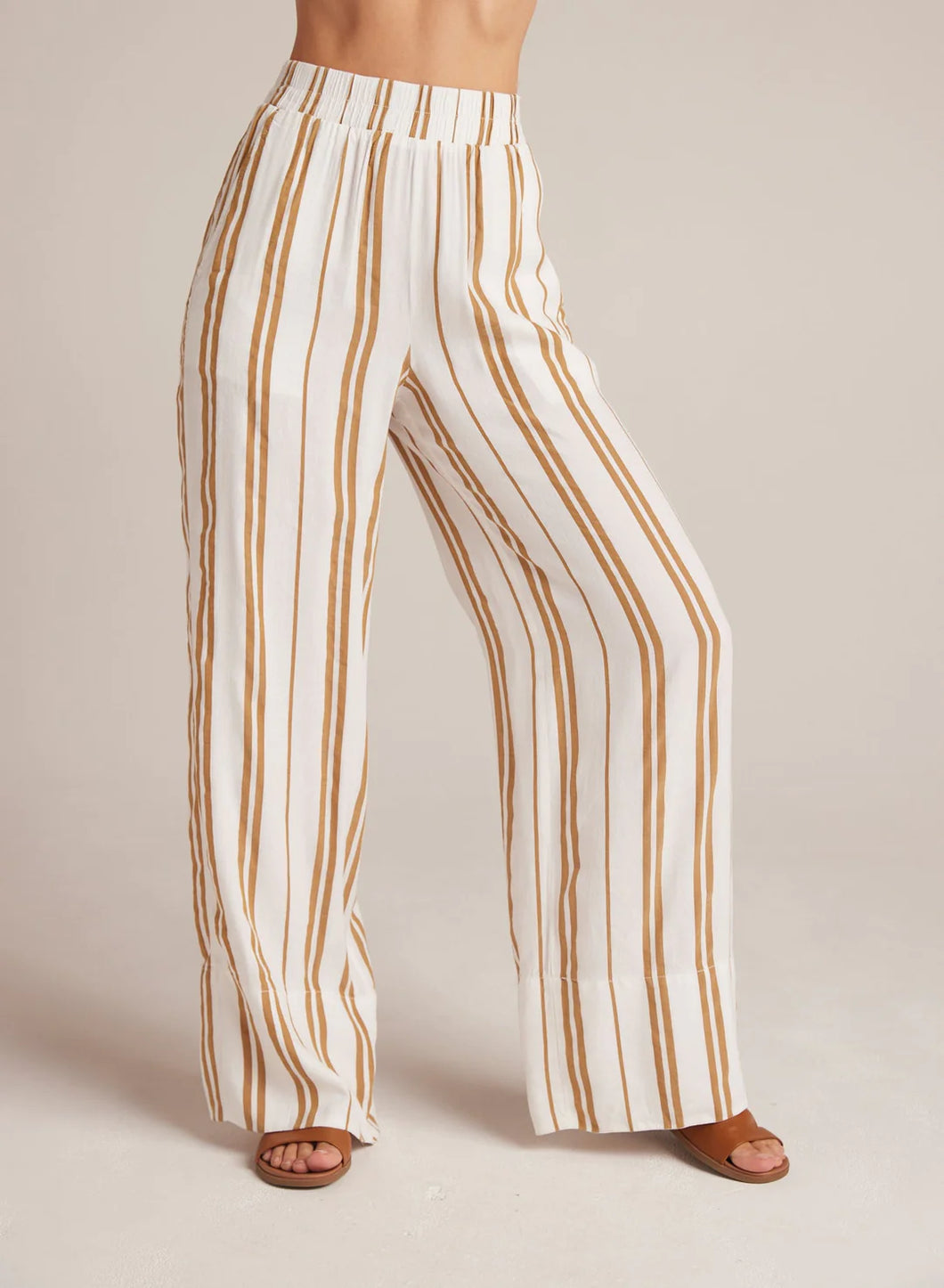 Stripe Wide Leg Pant