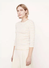 Load image into Gallery viewer, Striped 3/4 Sleeve Crew
