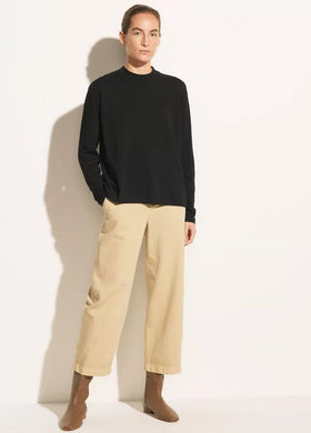 Long Sleeve Mock Neck Pullover