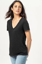 Load image into Gallery viewer, V-Neck Short Sleeve Back Seam Shirt
