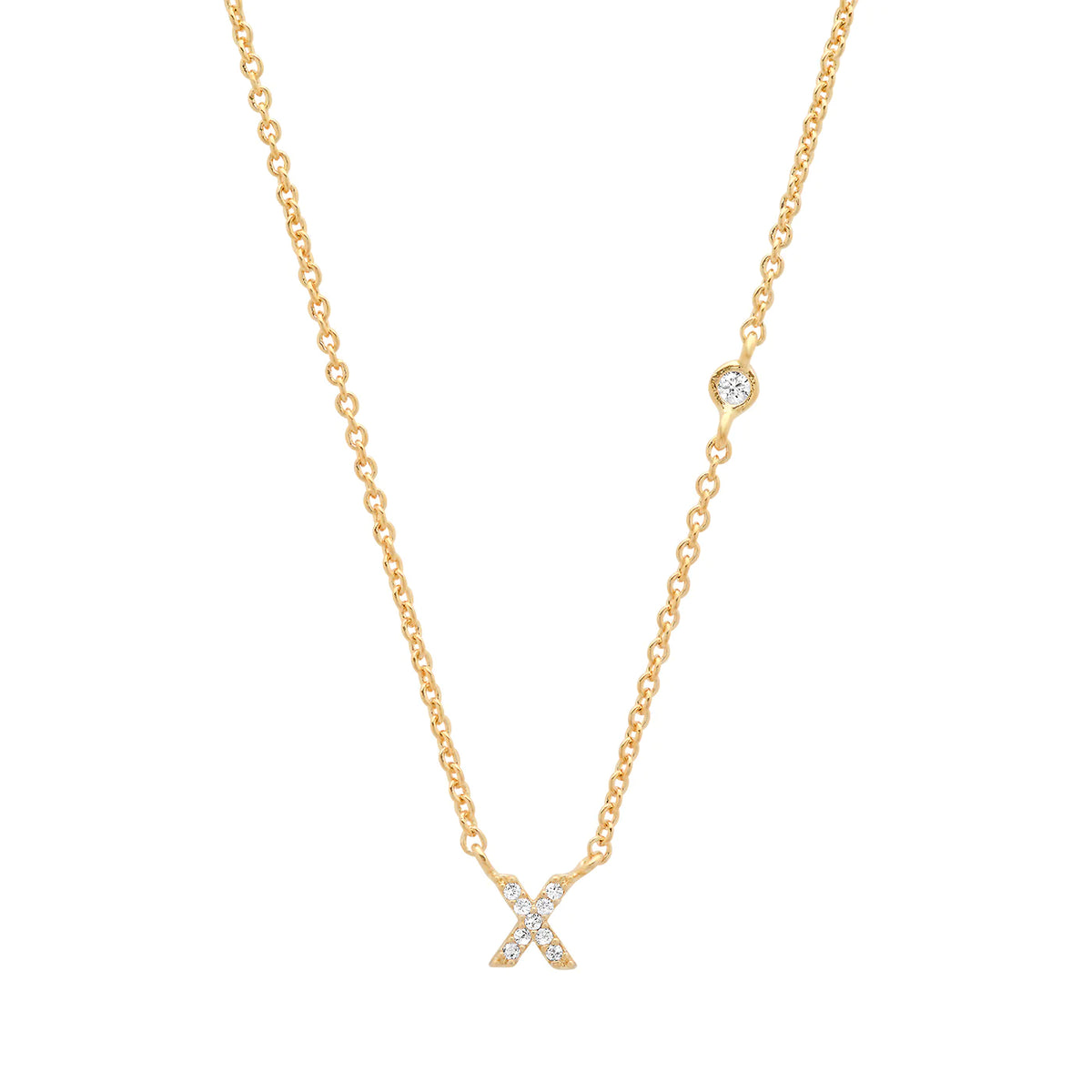 Letter Charm Necklace