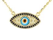Evil Eye Spinel Necklace