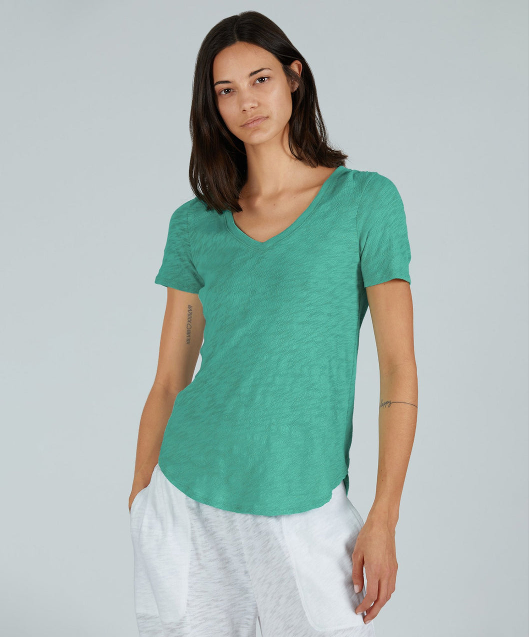 Jersey Classic V-Neck Tee
